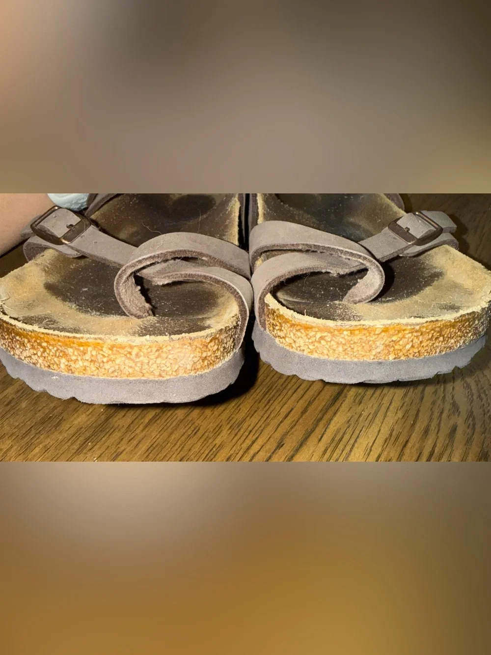Birkenstock Mayari Sandals Mocha Suede Leather
